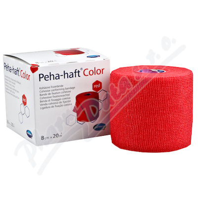 PEHA-HAFT COLOR Obinadlo fix.koh.červená 8cmx20m
