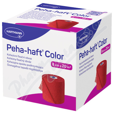 PEHA-HAFT COLOR Obinadlo fix.koh.červená 8cmx20m