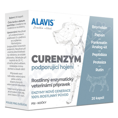ALAVIS Curenzym Enzymoterapie a.u.v.cps.20