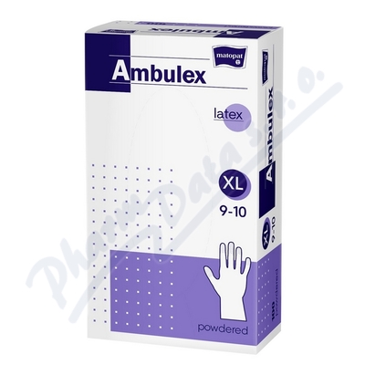 Ambulex Latex rukavice pudrované XL 100ks