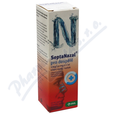 Septanazal pro dospělé1+50mg/ml nas.spr.sol.1x10ml