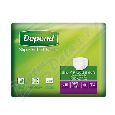 Depend Slip Super Plus inkont.kalhotky vel.XL 15ks