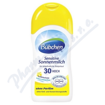 Bübchen Sensitive opalovací mléko OF 30 150ml