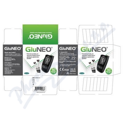 Proužky diagnostické Gluneo 50ks (2x25ks)