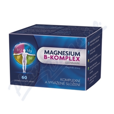 Magnesium B-komplex Glenmark tbl.60