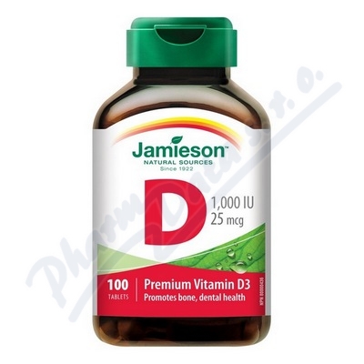 JAMIESON Vitamín D3 1000 IU tbl.100