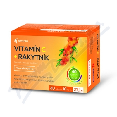 Vitamín C+Rakytník tbl.30+10