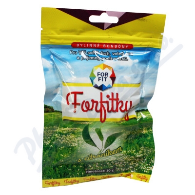 Forfitky s citroníkem 30g bylinné bonbóny