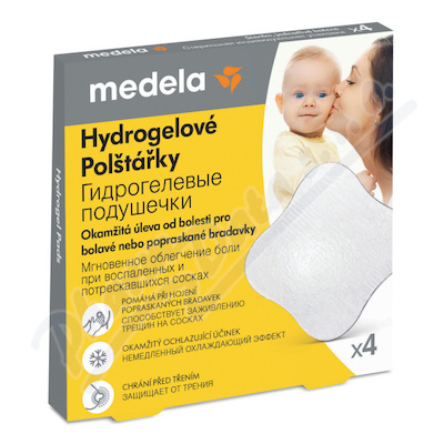 Medela polštářky hydrogelové hojicí ragády 4ks