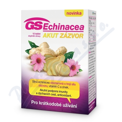 GS Echinacea Akut zázvor tbl.15