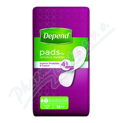 Depend Pads mini inkont.vložky ženy 14ks