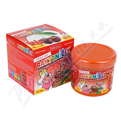 RAKYTNÍČEK želatinky 70ks VIŠEŇ