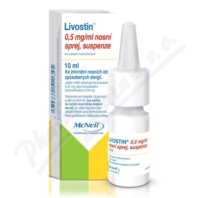 Livostin 0.5mg/ml nas.spr.sus.1x10ml