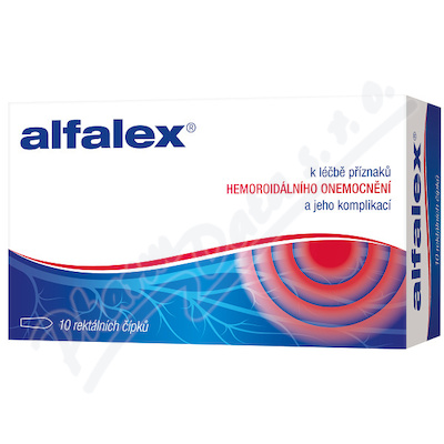 Alfalex rektální čípek 10x2.5g