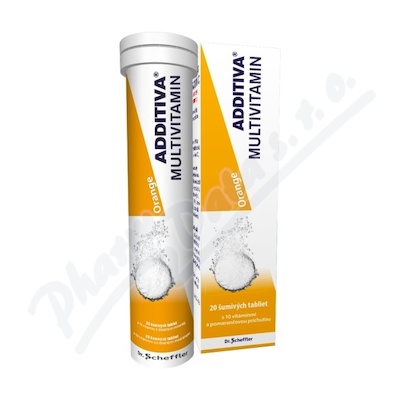 Additiva multivitamin pomeranč šum.tbl.20