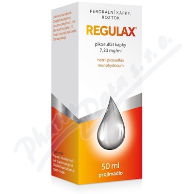 Regulax Pikosulfát kapky 7.23mg/ml gtt.sol.1x50ml