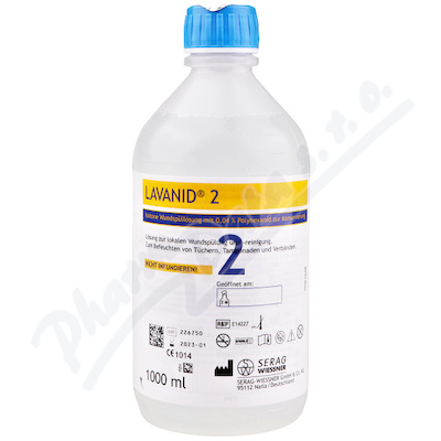 Lavanid 2 Ringer.roztok s 0.04% polyhexan.1x1000ml