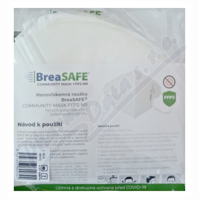 BreaSAFE COMMUNITY MASK FFP2 bílá L 5ks