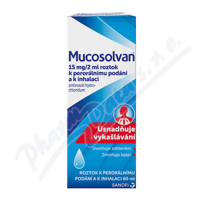 Mucosolvan 15mg/2ml por.sol./inh.sol.60ml