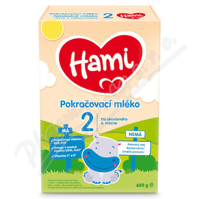 Hami 2 pokračovací mléko 600g