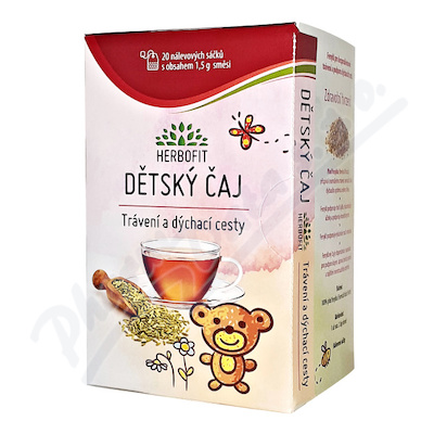 Herbofit Děts.čaj Tráv.+dých.cesty 20x1.5g Galmed