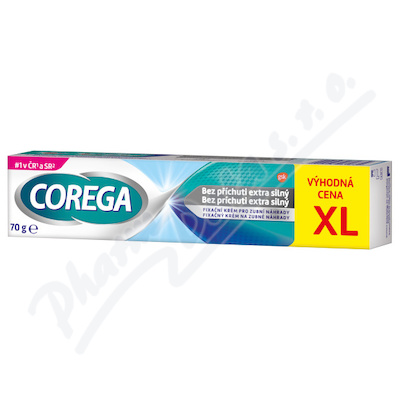 Corega Extra silný fixační krém bez příchuti 70g