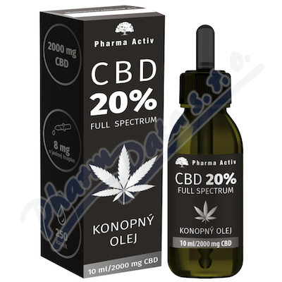 CBD 20% Full Spectrum Konopný olej 2000mg 10ml