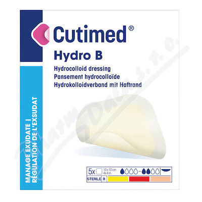 Cutimed Hydro B hydrokoloidní krytí 10x10cm 5ks
