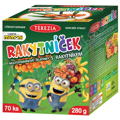 RAKYTNÍČEK želatinky 70ks MIMONI