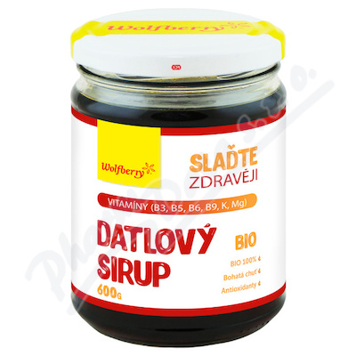 Datlový sirup BIO 600g Wolfberry