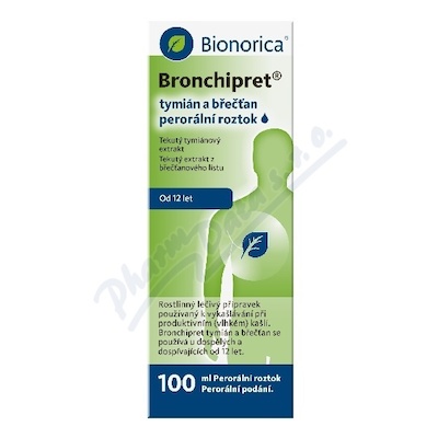 Bronchipret tymián a břečťan por.sol.1x100ml