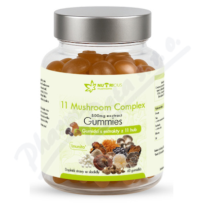 11 Mushroom Complex 500mg gummies 60ks