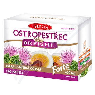 TEREZIA Ostropestřec+Reishi Forte cps.120