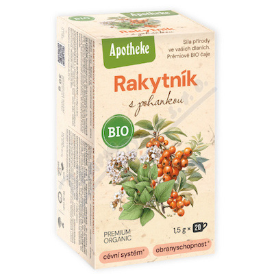 Apotheke BIO Rakytník s pohankou čaj 20x1.5g