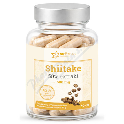 Shiitake 50% extrakt 500mg cps.60