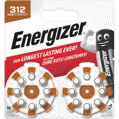 Energizer Baterie do naslouch.PR41 SIZE312 16ks