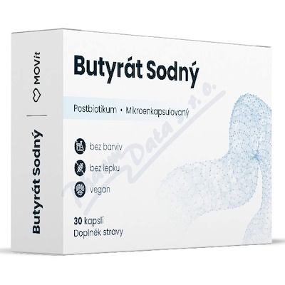 MOVit Butyrát sodný Postbiotikum cps.30
