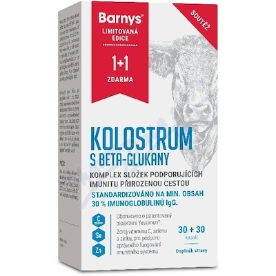 Barnys Kolostrum s beta-glukany limit.ed.cps.30+30