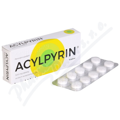 Acylpyrin 500mg tbl.nob. 10x500mg