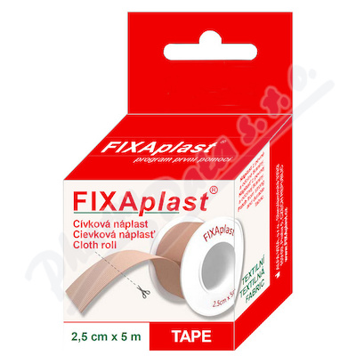 FIXAplast TAPE cívková náplast 2.5cmx5m