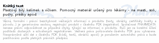 Kelímek s víčkem 250ml bílý Č+N Mosten