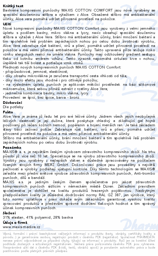 Maxis NEW COT steh.punč.s krajk.vel.7K.bronz b.šp