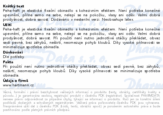 PEHA-HAFT COLOR Obinadlo fix.koh.červená 10cmx20m