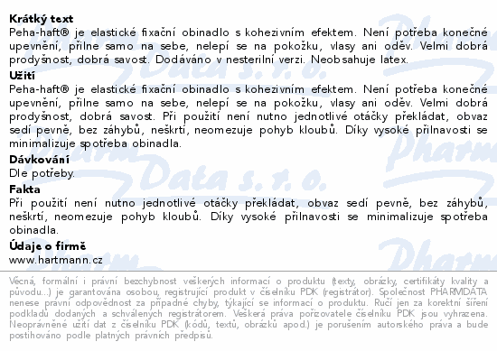 PEHA-HAFT COLOR Obinadlo fix.koh.modrá 10cmx20m