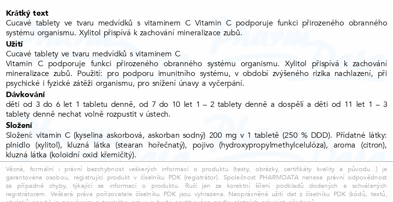 Müllerovi medvídci vit.C citron tbl.45