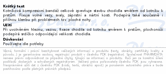 DR.GREPL Bandáž kotníková vel.25-37