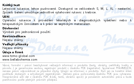 Ambulex Latex rukavice pudrované L 100ks