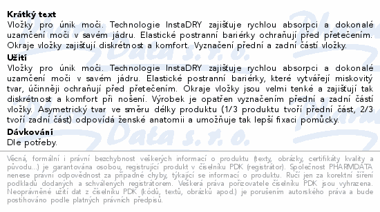 TENA Lady Extra Plus ink.vložky 16ks 760602