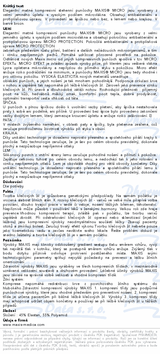 Maxis MICRO stehen.punč.vel.1K kraj.bronz se šp.