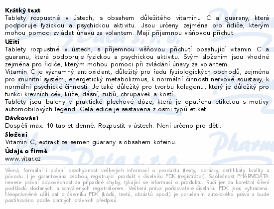 Energit Pro řidiče tbl.42